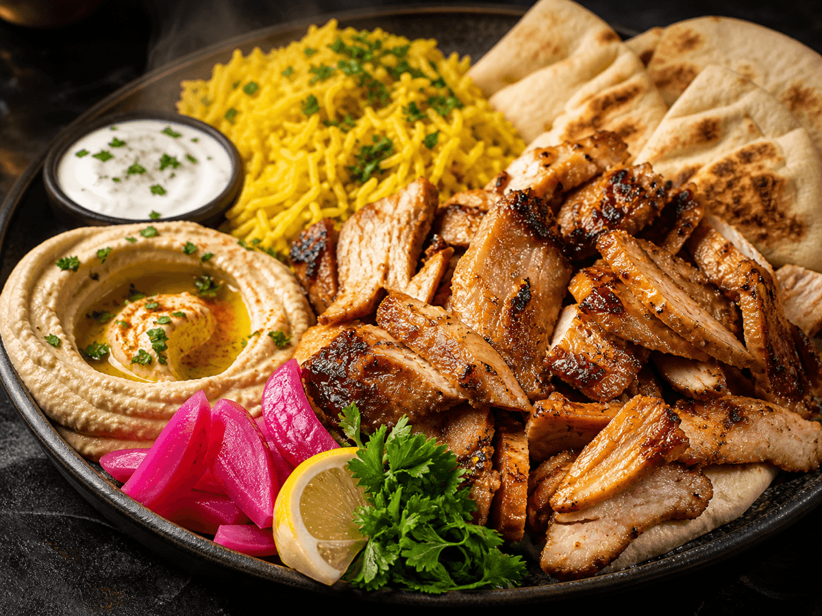 Chicken Shawarma Plate at Shawarma King
